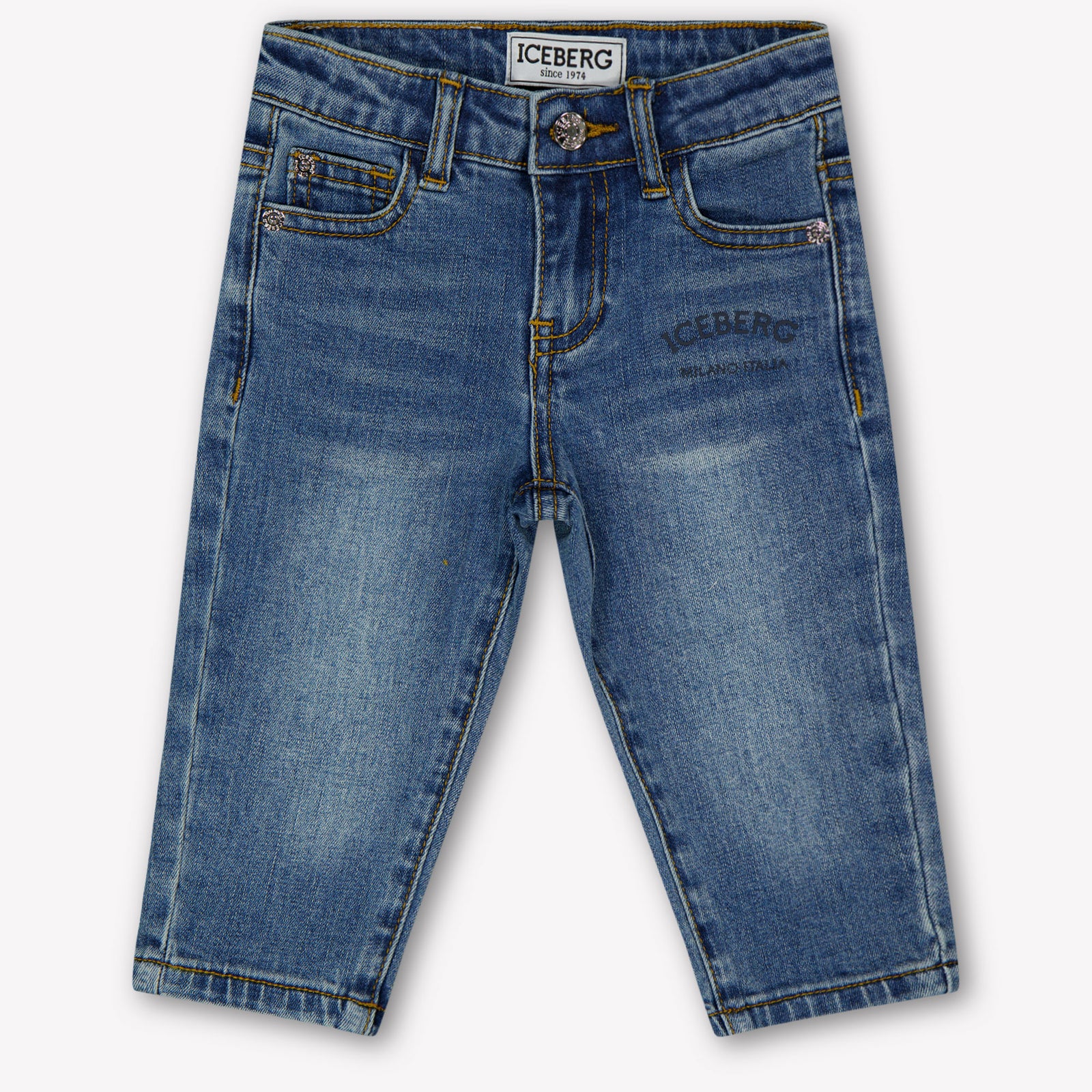 Iceberg Baby Jongens Jeans In Blauw