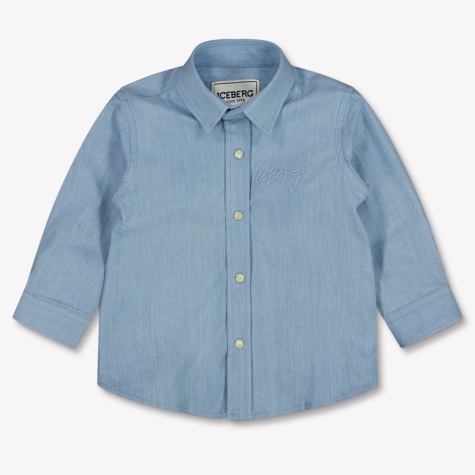 Iceberg Baby Jongens Blouse In Licht Blauw