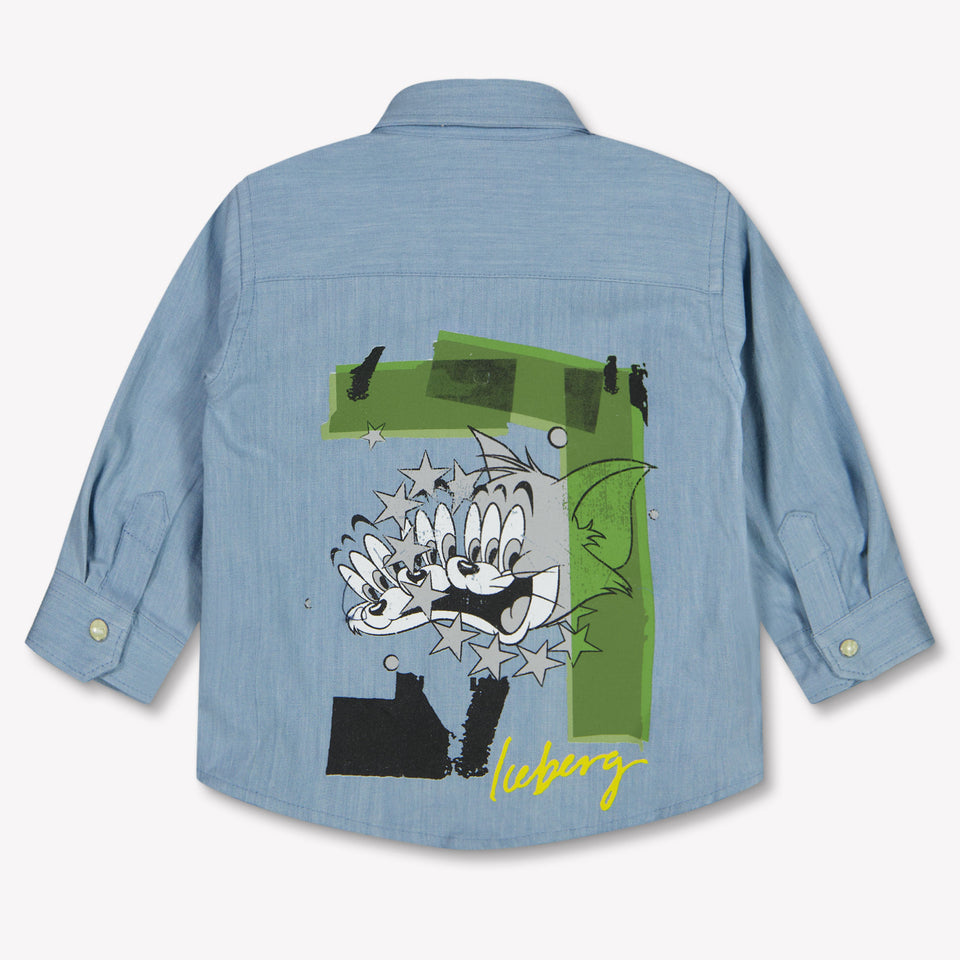 Iceberg Baby Boys Blouse  Light Blue