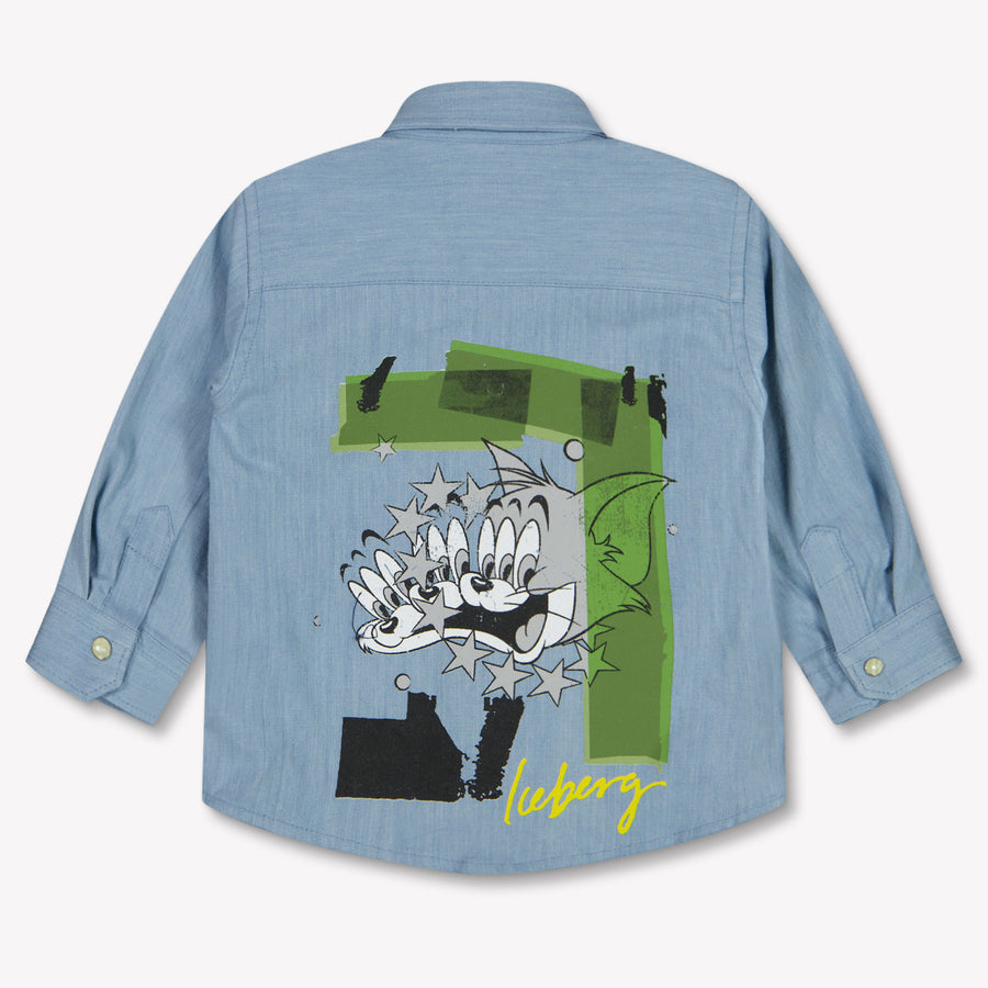 Iceberg Baby Jongens Blouse In Licht Blauw