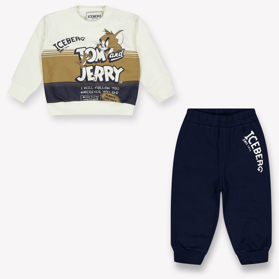 Iceberg Baby Boys Tracksuit  Offwhite