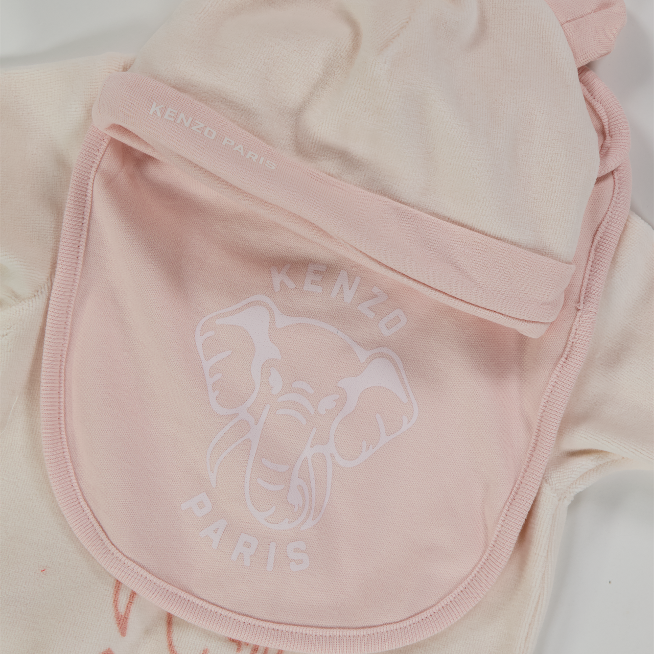 Kenzo kids Baby Unisex Playsuit In Light Pink