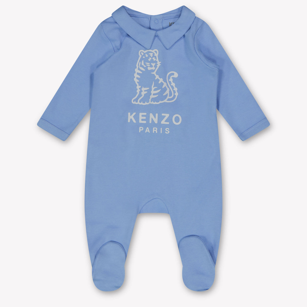 Kenzo kids Baby Unisex Playsuit In Light Blue
