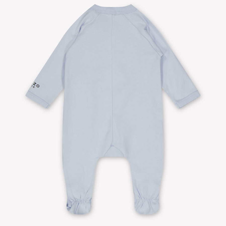 Kenzo kids Baby Unisex Playsuit In Light Blue