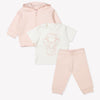 Kenzo kids Baby Unisex Jogging suit Light Pink