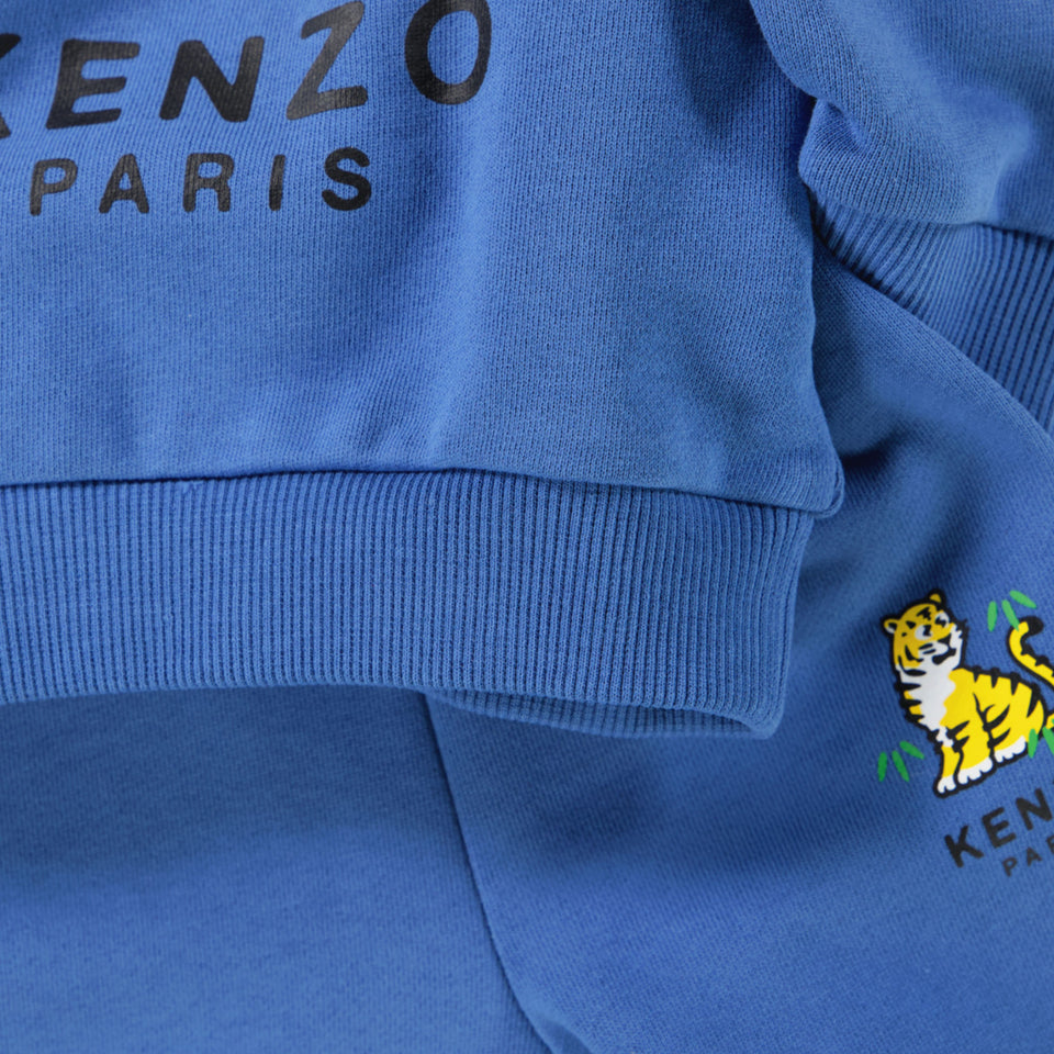 Kenzo kids Baby Boys Jogging suit Blue