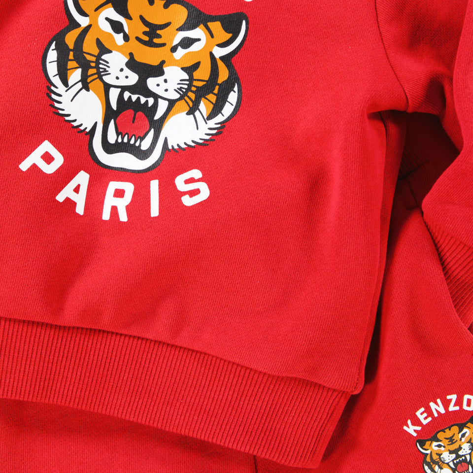 Kenzo kids Baby Boys Jogging suit Red