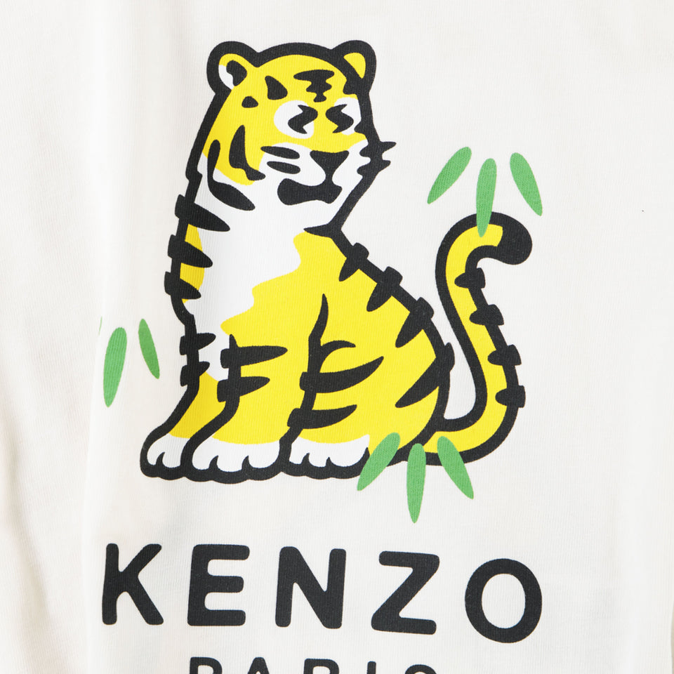 Kenzo kids Baby Boys T-shirt in OffWhite