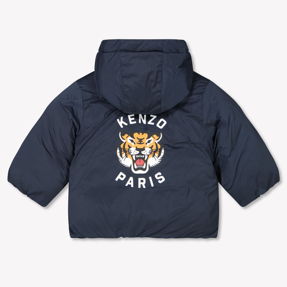 Kenzo kids Baby Boys Winter jacket Navy