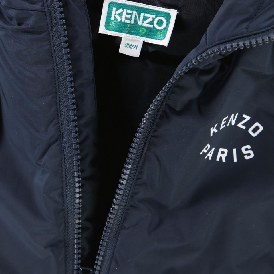 Kenzo kids Baby Boys Winter jacket Navy