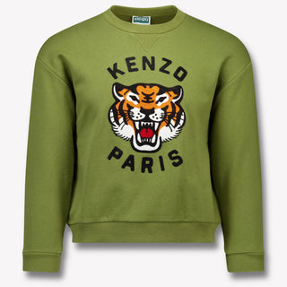 Kenzo kids Kinder Jongens Trui In Olijf Groen