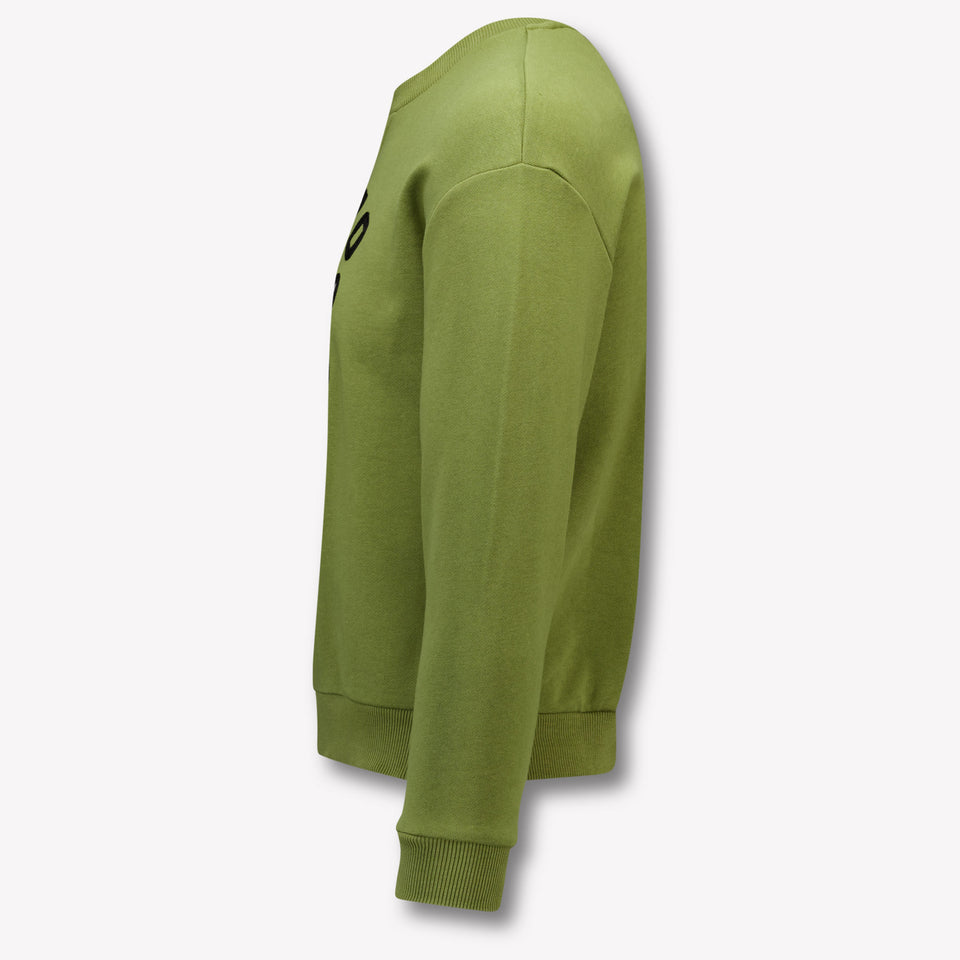 Kenzo kids Kids Boys Sweater in Olive Green