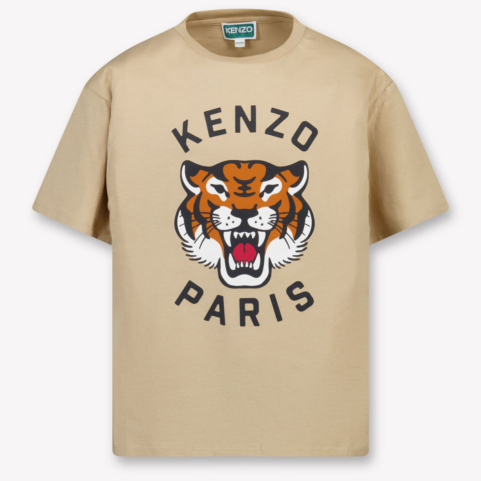 Kenzo kids Kids Boys T-shirt in Beige