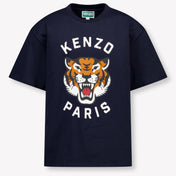 Kenzo kids Kids Boys T-shirt in Navy