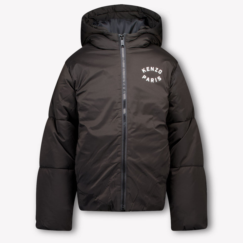 Kenzo kids Kids Boys Winter jacket Black