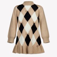 Liu Jo Kinder Meisjes Jurk In Beige