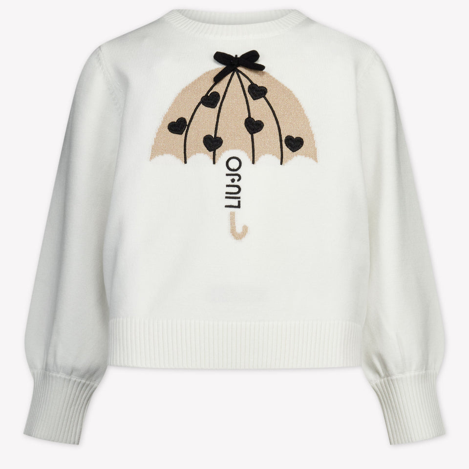 Liu Jo Kinder Meisjes Trui In Off White