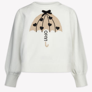 Liu Jo Kids Girls Sweater Offwhite