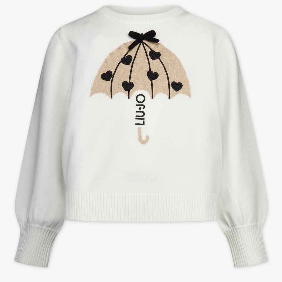 Liu Jo Kids Girls Sweater Offwhite
