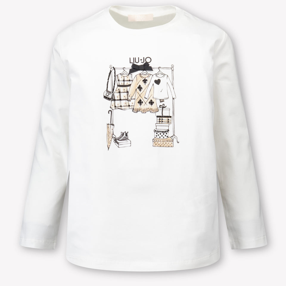 Liu Jo Kinder Meisjes T-Shirt In Off White