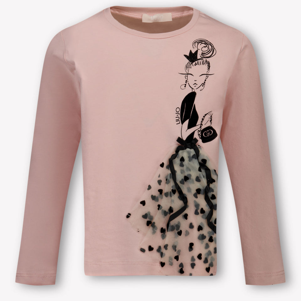 Liu Jo Kinder Meisjes T-Shirt In Licht Roze