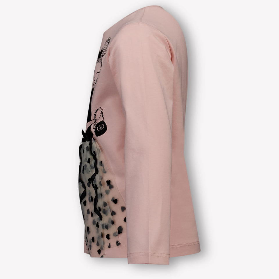 Liu Jo Kinder Meisjes T-Shirt In Licht Roze