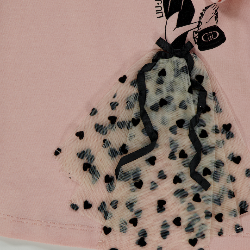 Liu Jo Kinder Meisjes T-Shirt In Licht Roze