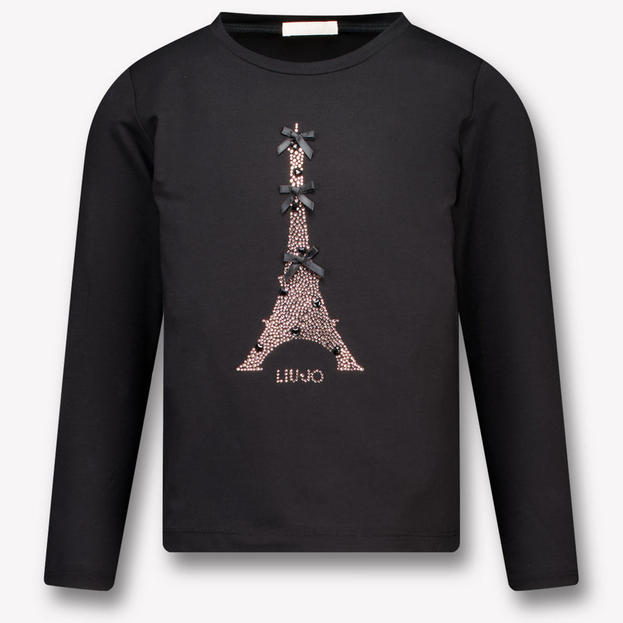 Liu Jo Kids Girls  T-Shirt Black