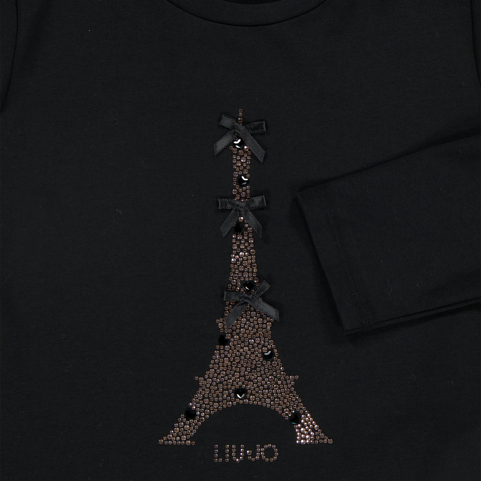 Liu Jo Kinder Meisjes T-Shirt In Zwart