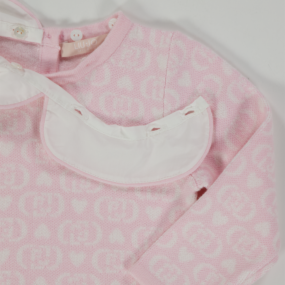 Liu Jo Baby Meisjes Jurk In Licht Roze