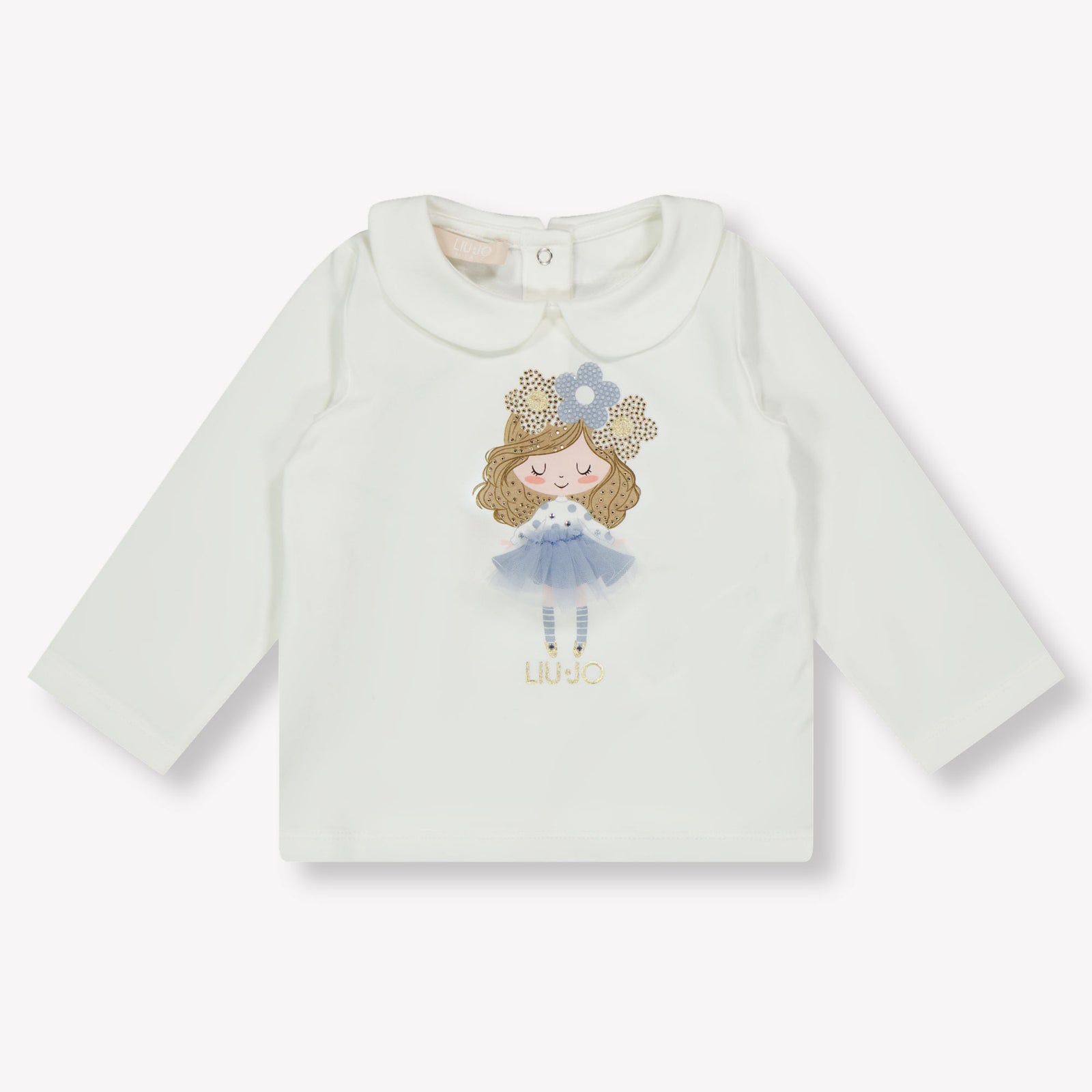 Liu Jo Baby Meisjes T-Shirt In Off White