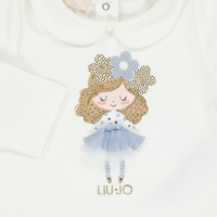 Liu Jo Baby Girls T-Shirt  Offwhite