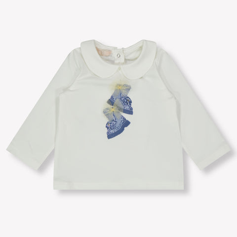 Liu Jo Baby Girls T-Shirt  Offwhite