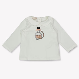 Liu Jo Baby Meisjes T-Shirt In Off White