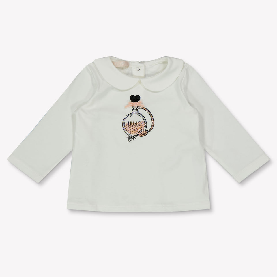 Liu Jo Baby Meisjes T-Shirt In Off White