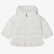 Liu Jo Baby Girls Winter Jacket  Offwhite