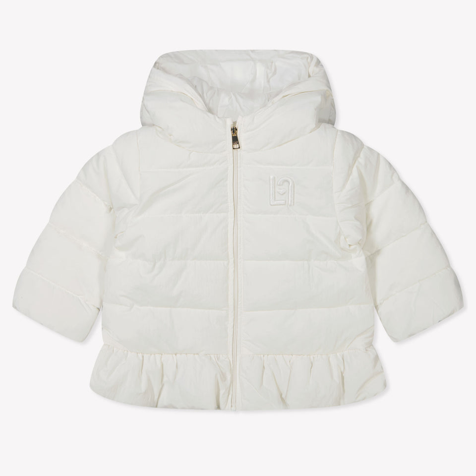 Liu Jo Baby Girls Winter Jacket  Offwhite