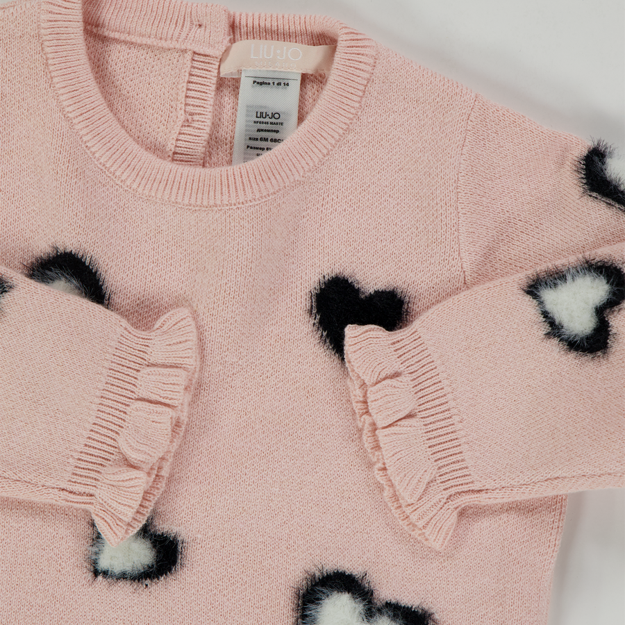 Liu Jo Baby Girls Sweater  Light Pink