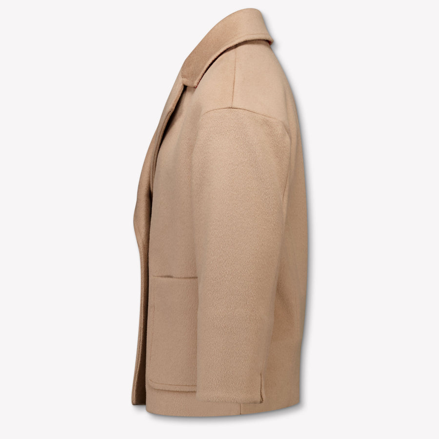 MAX&Co Kinder Meisjes Winterjas In Beige