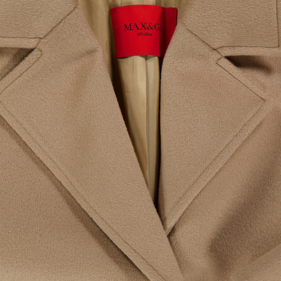 MAX&Co Kinder Meisjes Winterjas In Beige