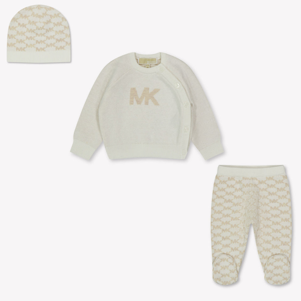 Michael Kors Baby Girls Playsuit  Offwhite