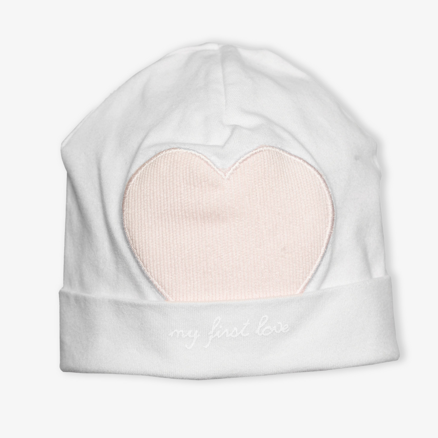 First Baby Girls Beanie in Light Pink
