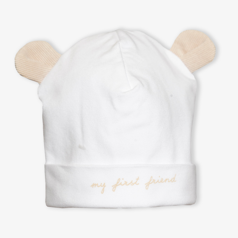 First Baby Unisex Hat  White