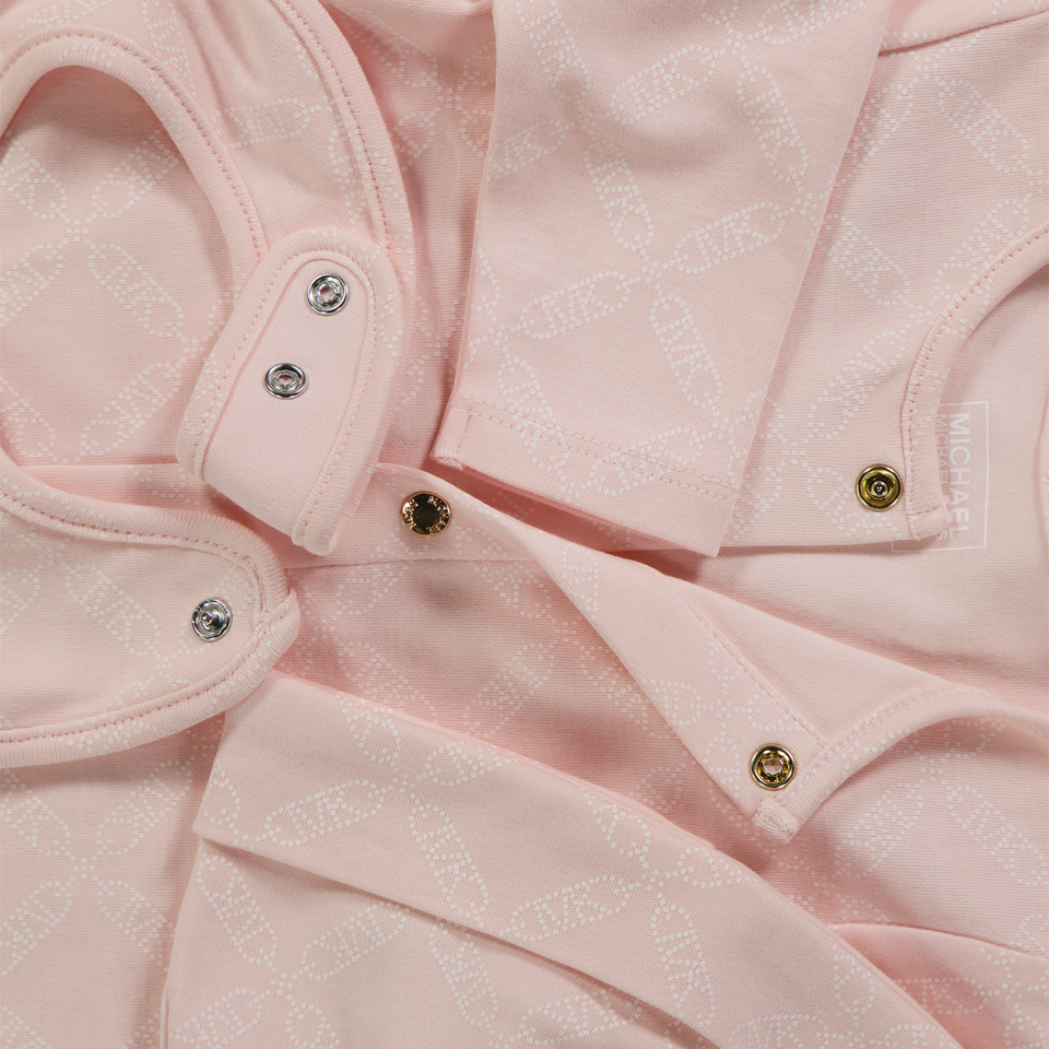 Michael Kors Baby Girls Playsuit  Light Pink