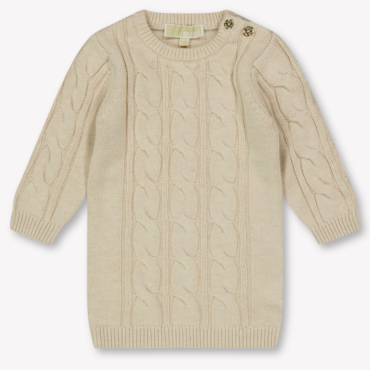 Michael Kors Baby Meisjes Jurk In Licht Beige