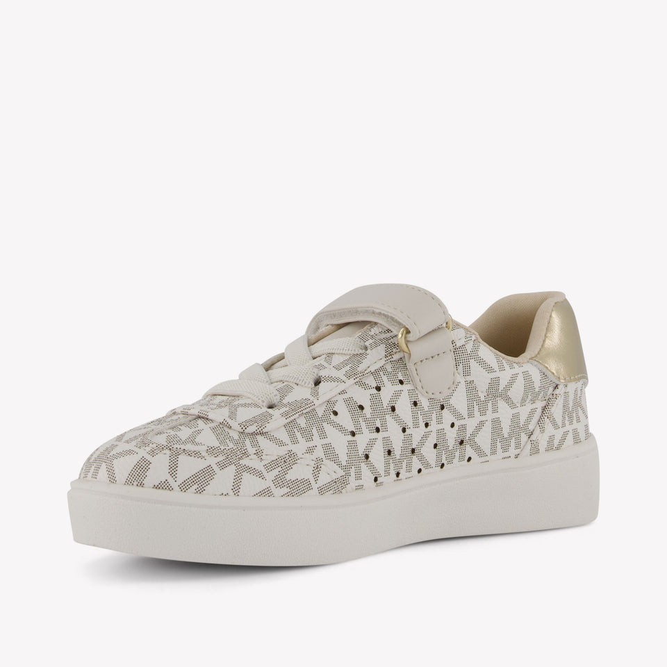Michael Kors Jem Scotty Ps Girls Sneakers  Offwhite