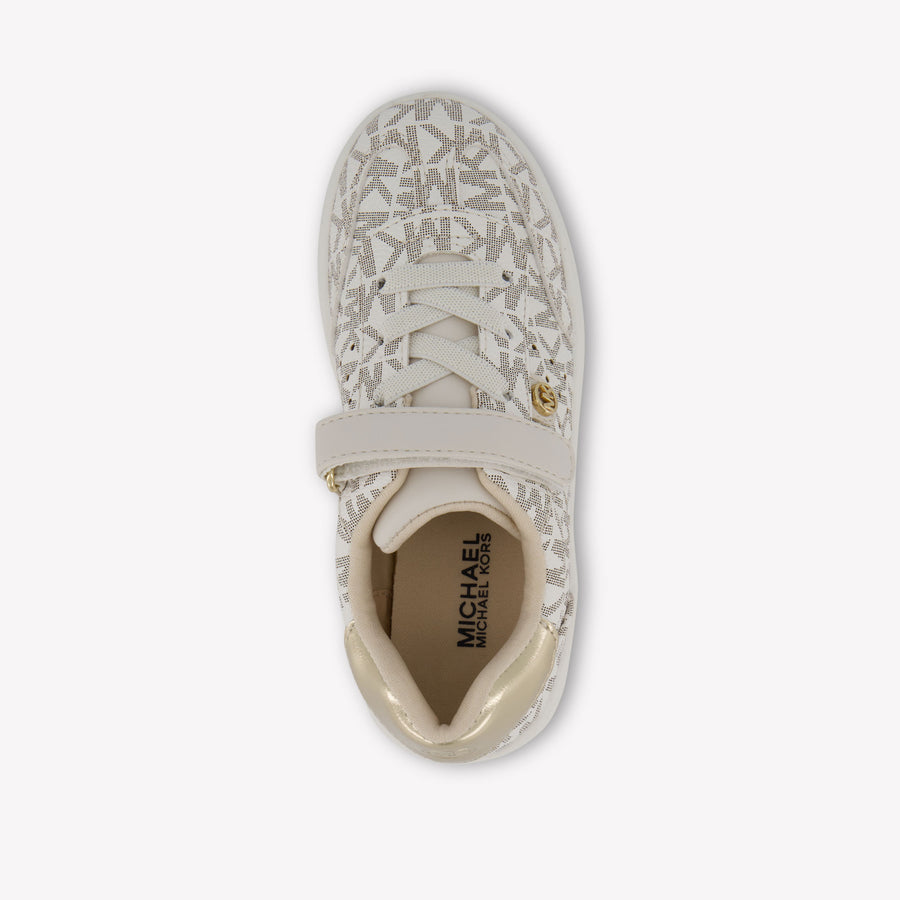 Michael Kors Jem Scotty Ps Girls Sneakers  Offwhite