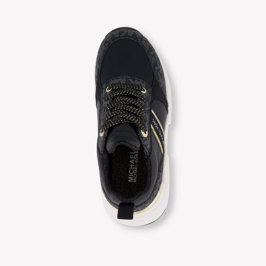 Michael Kors Cosmo Meyers Girls Sneakers  Black