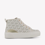 Michael Kors Shea Split Girls Sneakers  Offwhite