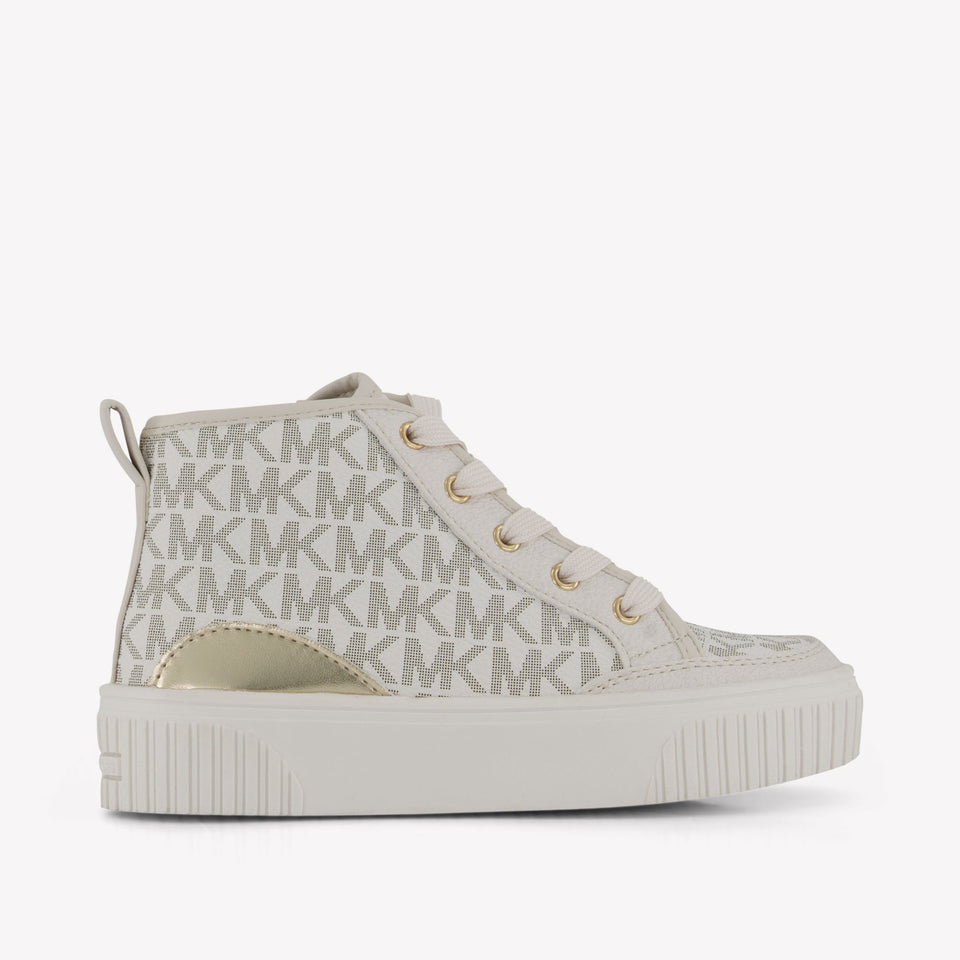 Michael Kors Shea Split Girls Sneakers  Offwhite